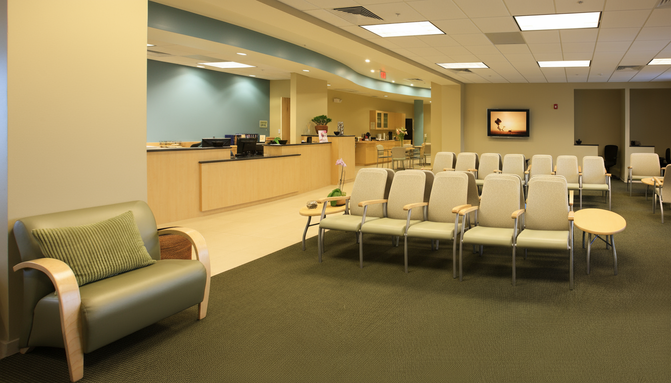 WellSpring Oncology Lobby - Welcoming Interior Space